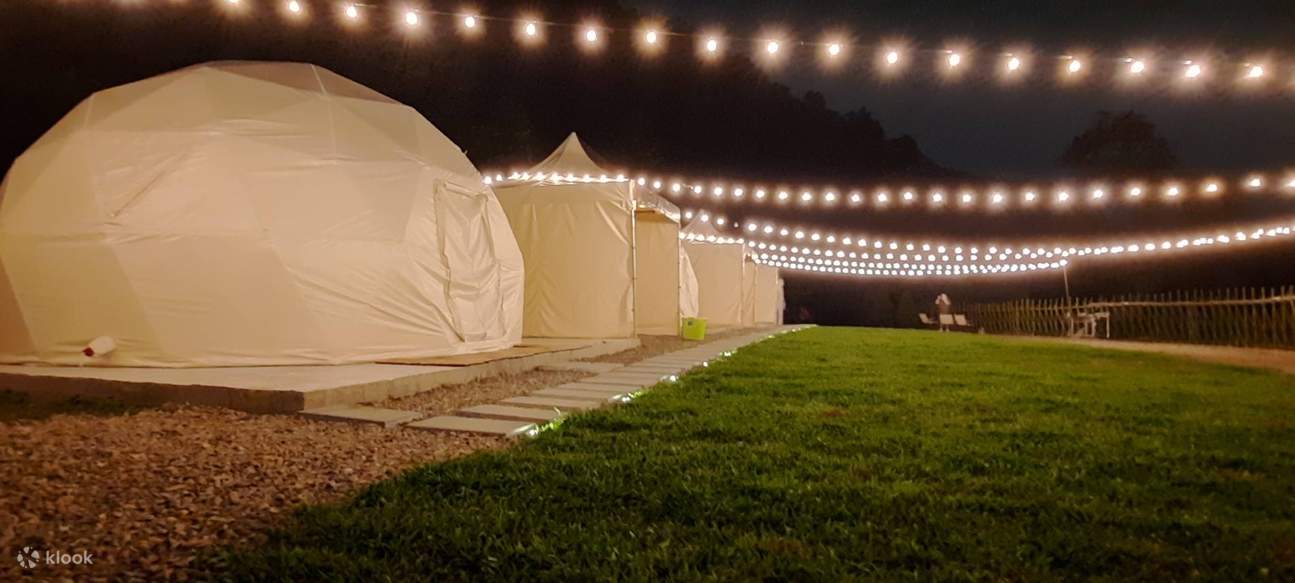 유노의 럭셔리 글램핑